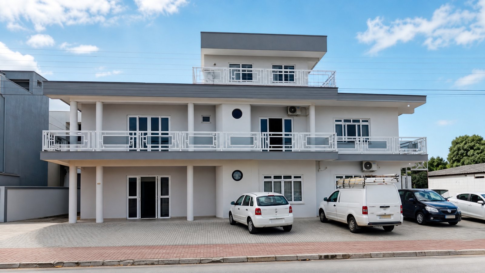 Fachada da Pousada